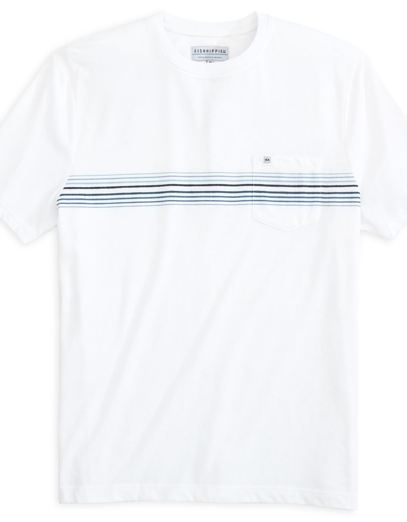 FISH HIPPIE BODEGA STRIPE POCKET TEE