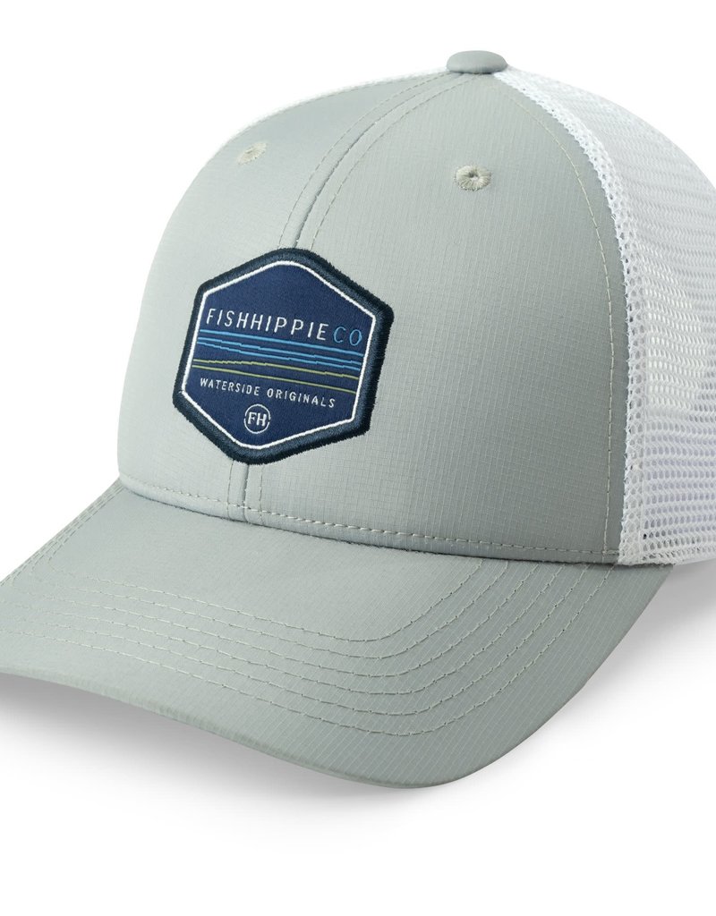 FISH HIPPIE GULFSTREAM TRUCKER-LT GRAY