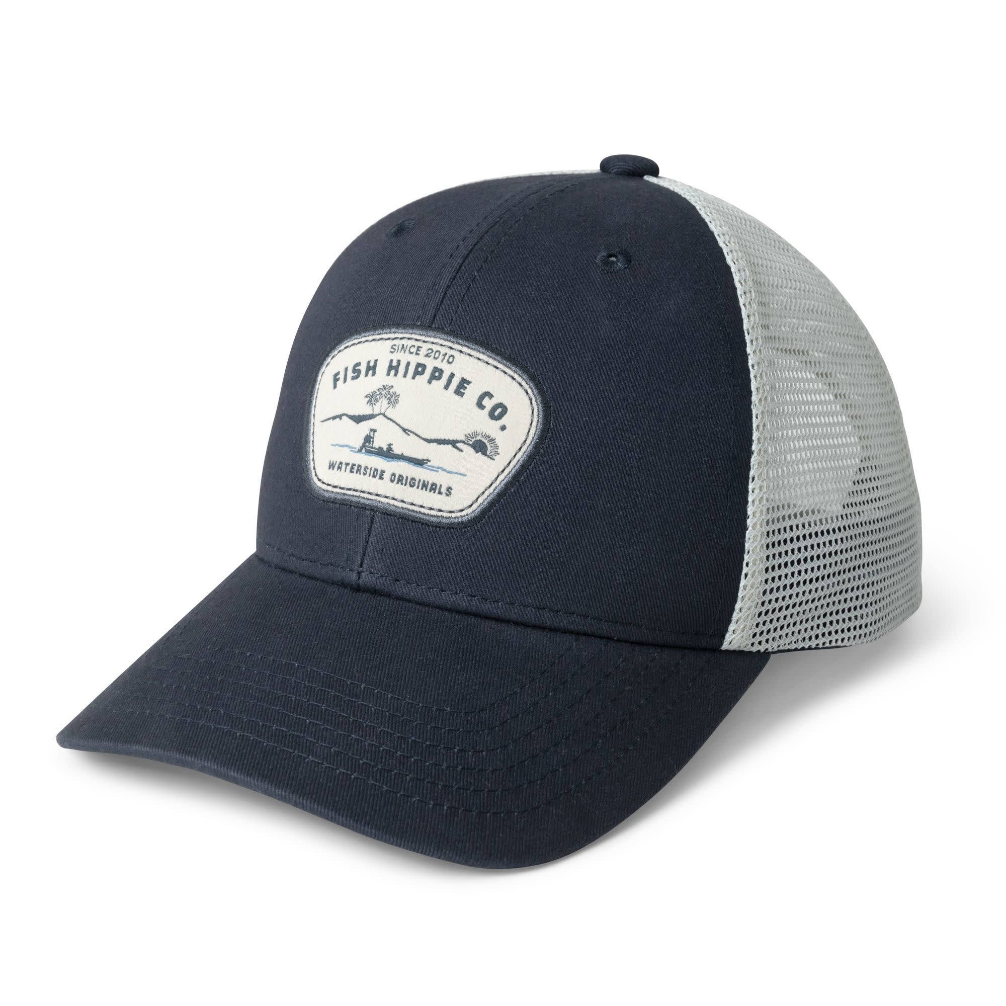 FISH HIPPIE LANDED TRUCKER HAT-NAVY FISH HIPPIE LANDED TRUCKER HAT-NAVY