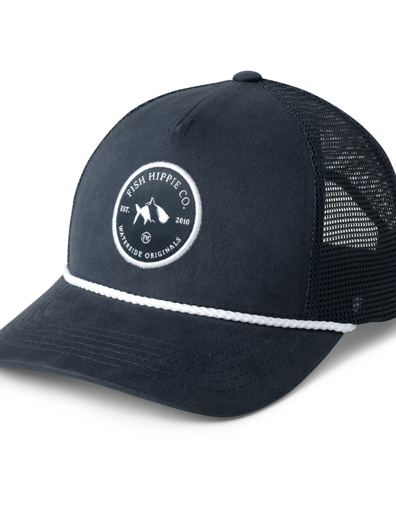 FISH HIPPIE SHIFTLESS TRUCKER HAT-SLATE
