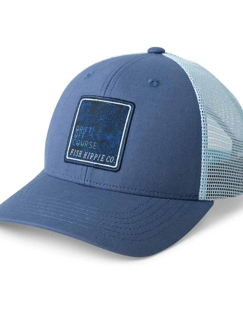 FISH HIPPIE GONE ASTRAY TRUCKER HAT-NAVY