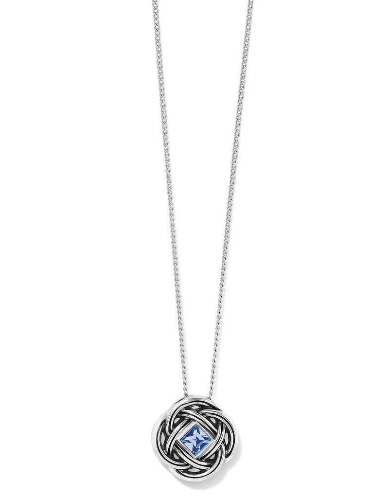 BRIGHTON INTERLOK SHINE BLUE NECKLACE