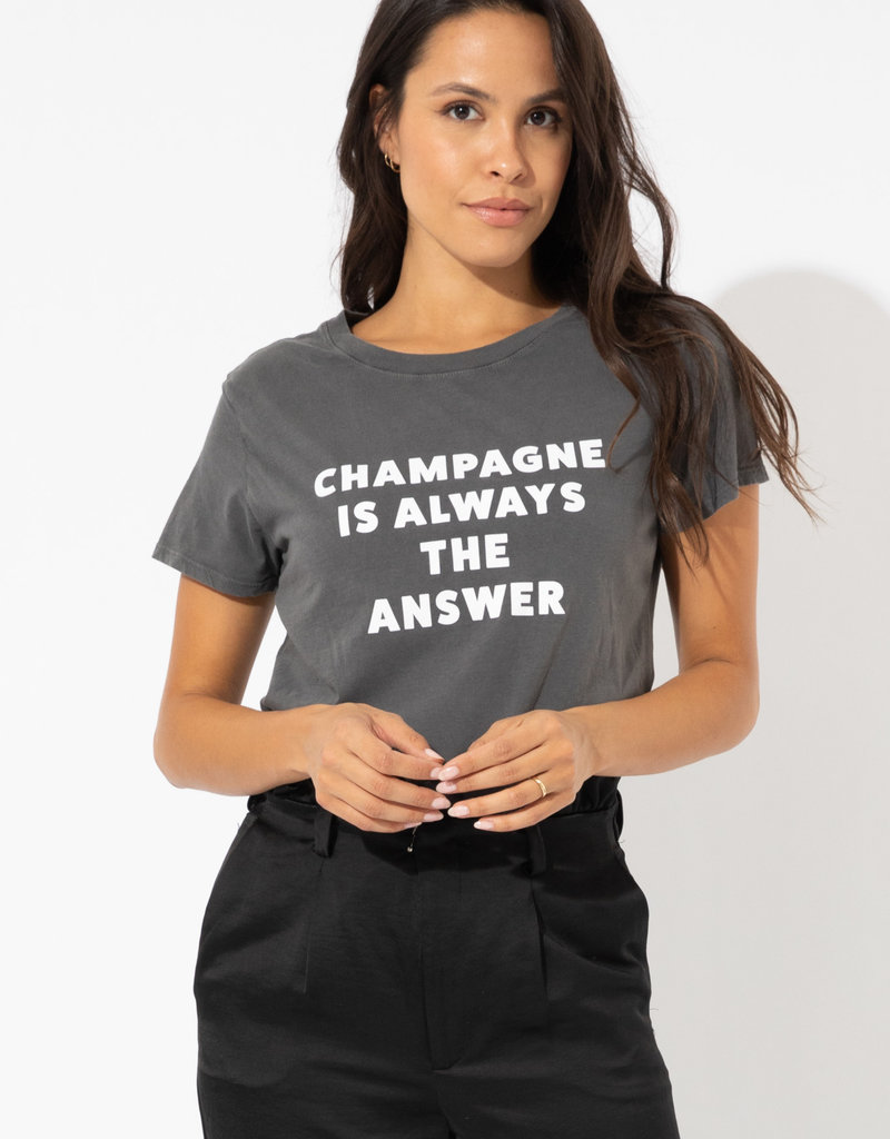 SUB_URBAN RIOT CHAMPAGNE IS THE ANSWER TEE