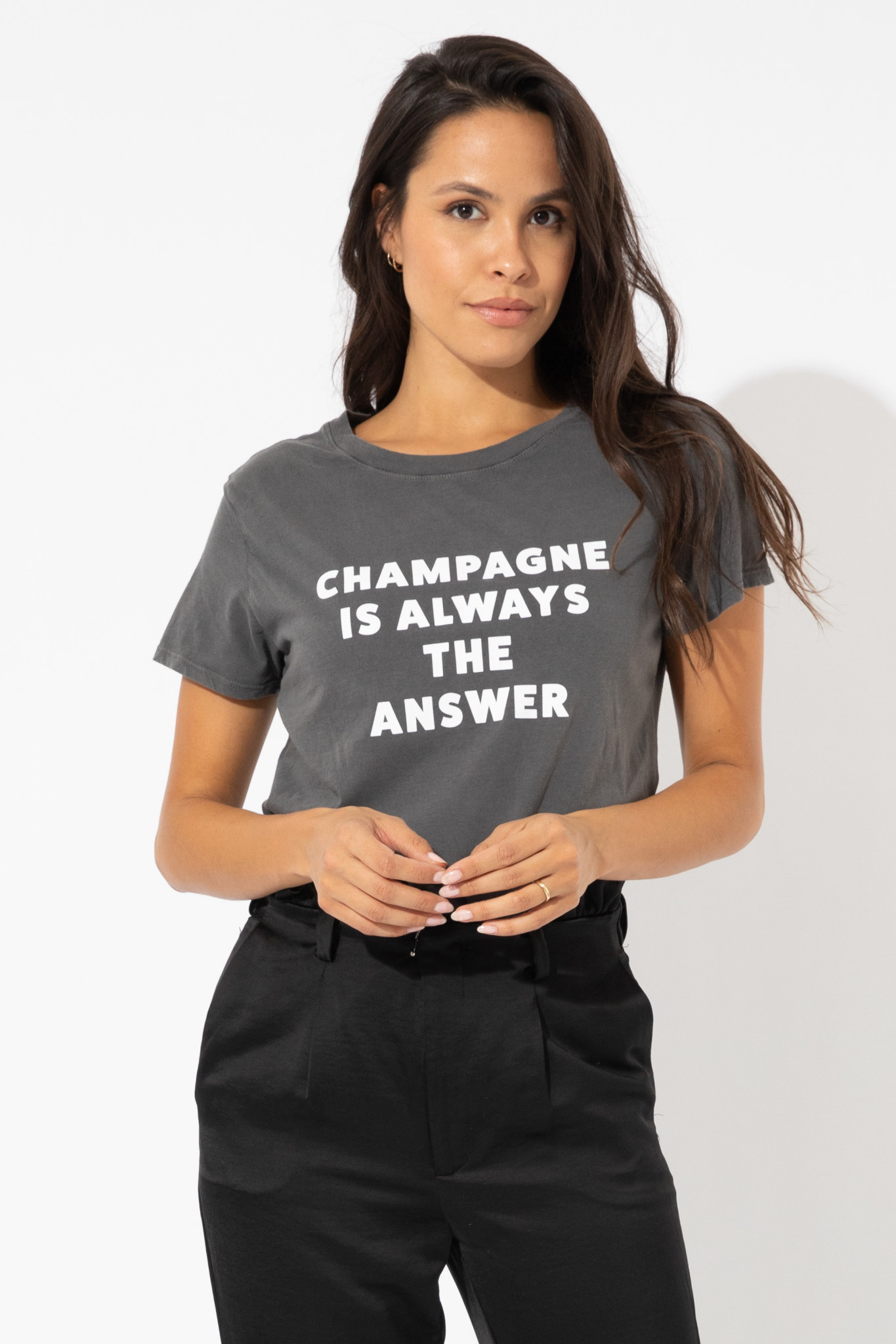 SUB_URBAN RIOT CHAMPAGNE IS THE ANSWER TEE