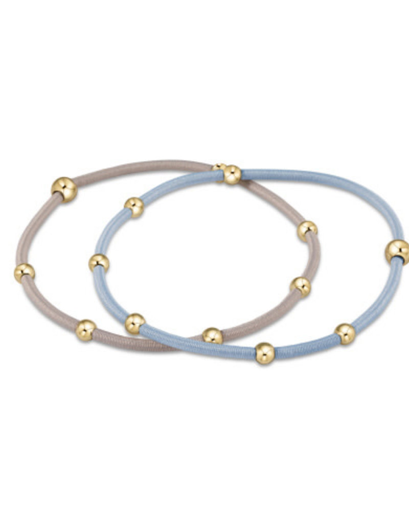 ENEWTON e ssentials bracelet stack of 2-Dusty Blue