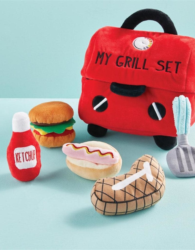 MUD PIE MY GRILL PLUSH SET