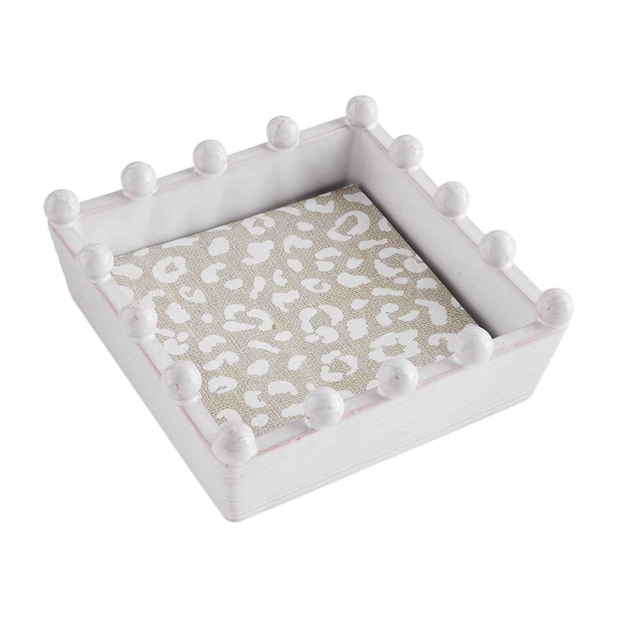 MUD PIE LEOPARD NAPKIN CADDY SET MUD PIE LEOPARD NAPKIN CADDY SET