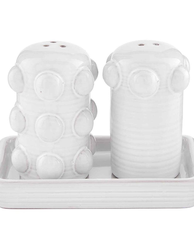 MUD PIE BEADED SALT & PEPPER SET