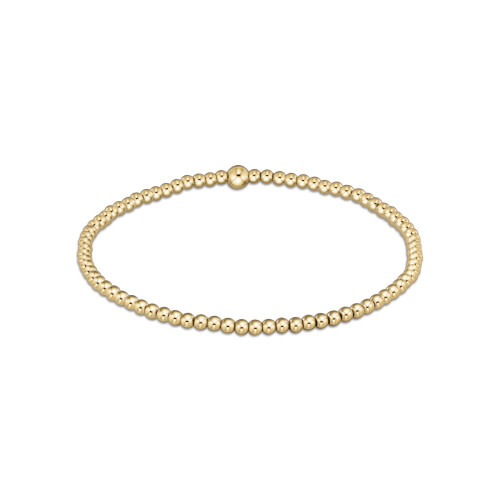 ENEWTON CLASSIC  GOLD 2.5MM BEAD BRACELET