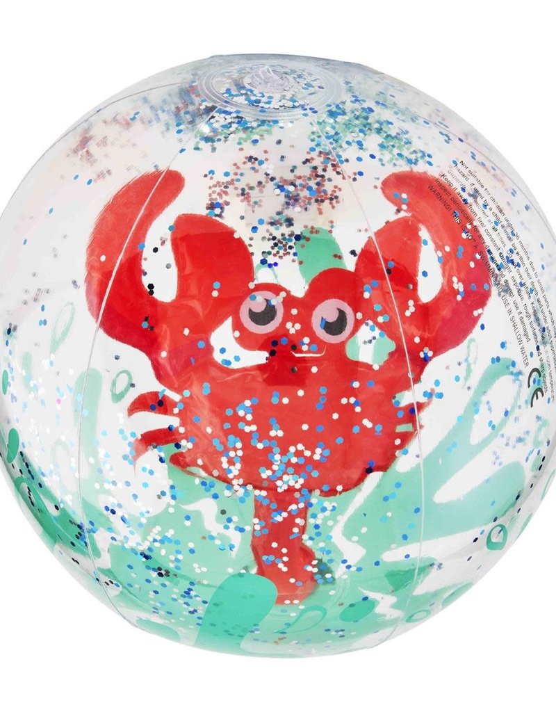 MUD PIE GLITTER CHARACTER BEACH BALLS