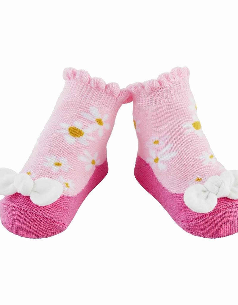 MUD PIE PINK DAISY SOCKS