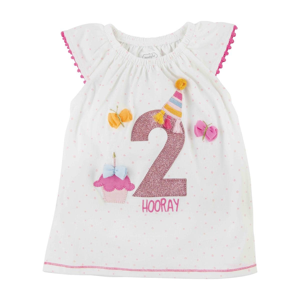 MUD PIE 2 BIRTHDAY TUNIC