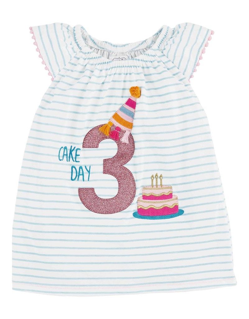 MUD PIE 3 BIRTHDAY TUNIC