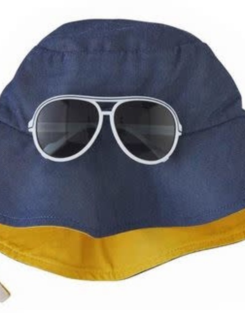 MUD PIE FISHING HAT & SUNGLASSES SET