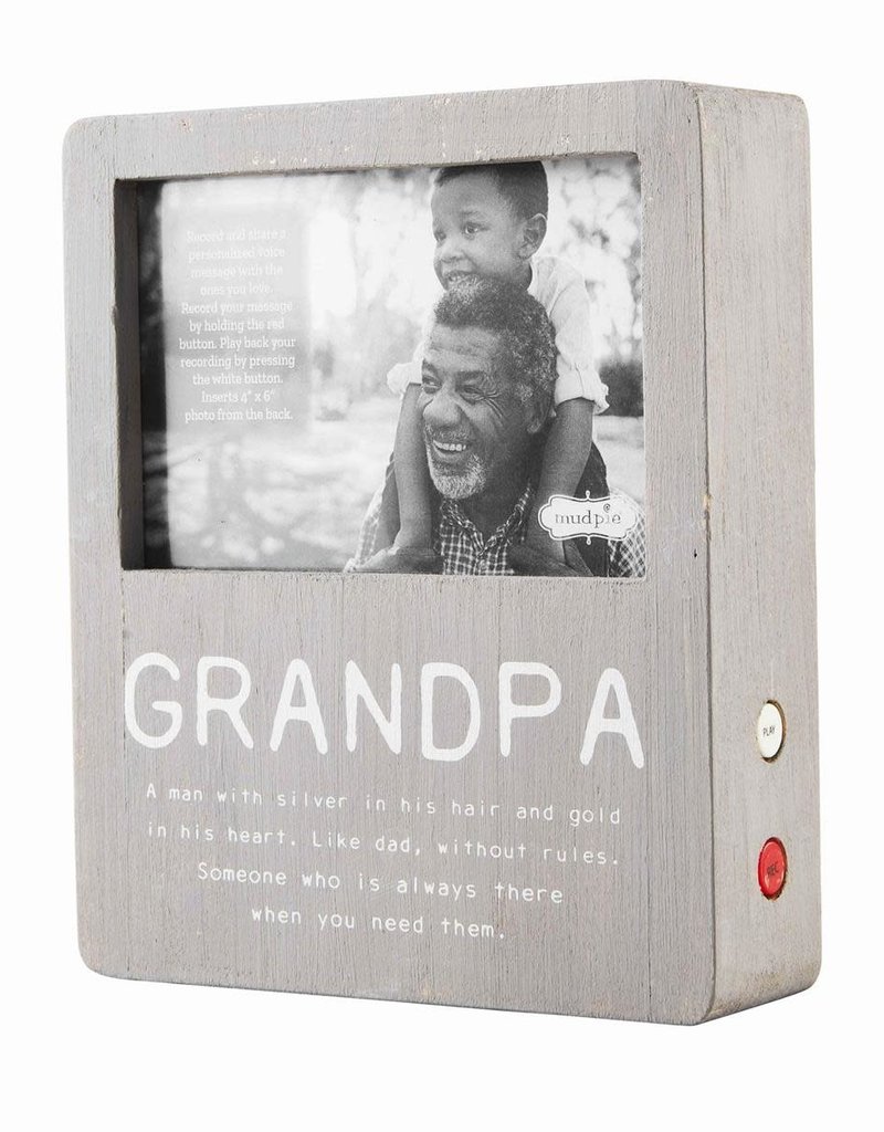 MUD PIE GRANDPA VOICE RECORDER FRAME