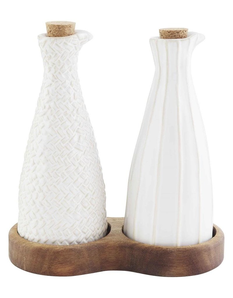 MUD PIE TEXTURED OIL & VINEGAR SET