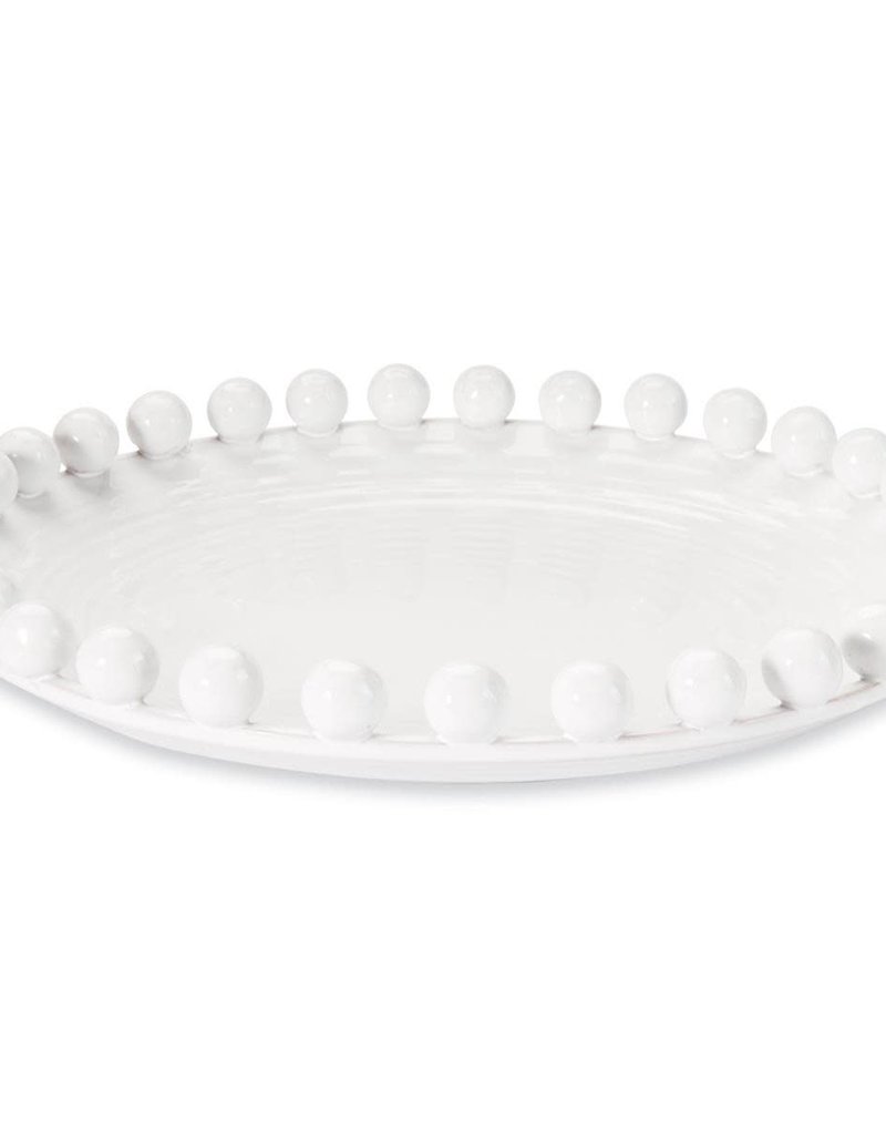 MUD PIE RAISED DOTTED RIM PLATTER
