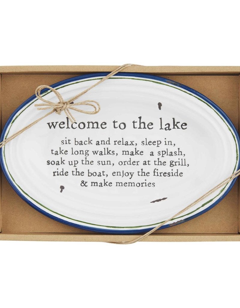 MUD PIE LAKE SENTIMENT PLATE