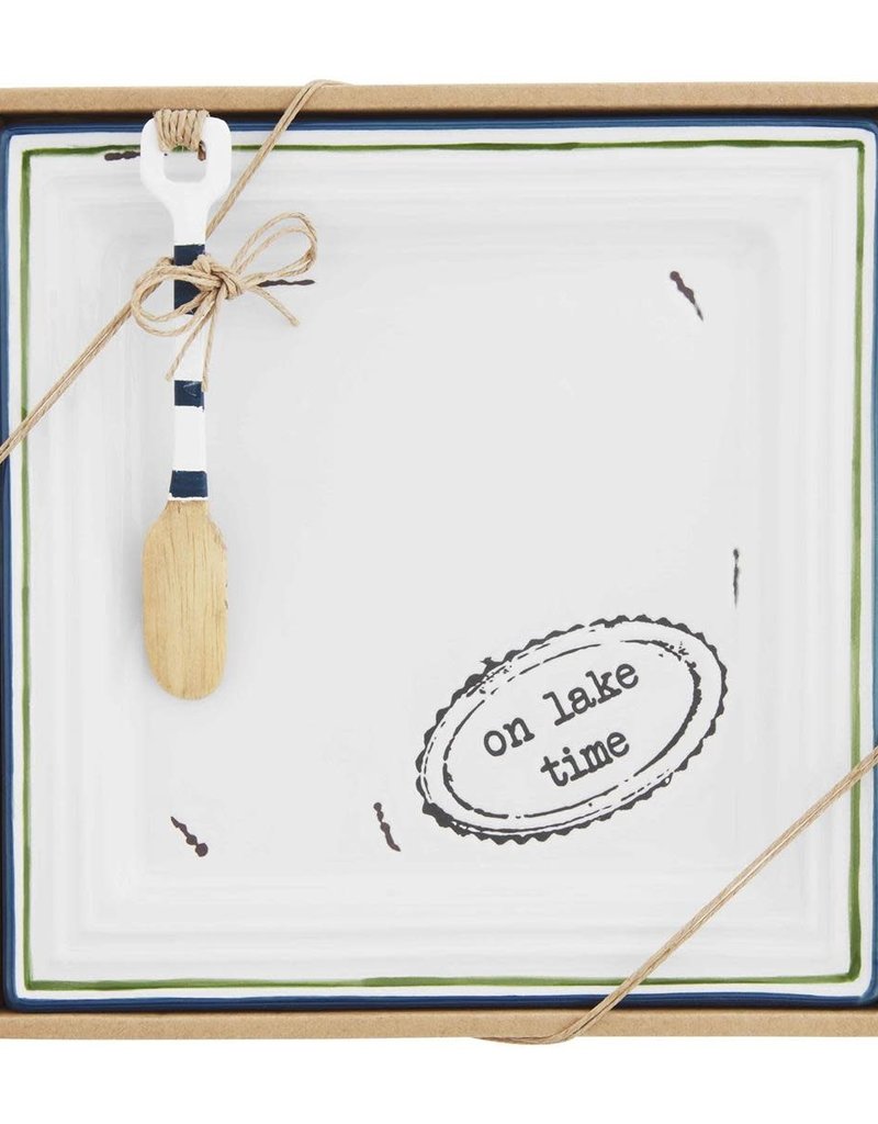 MUD PIE LAKE STAMP CHEESE SET