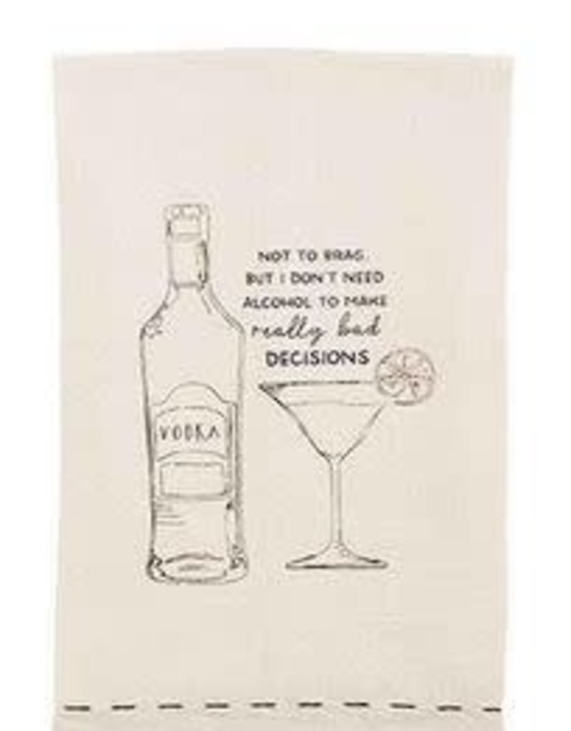 MUD PIE DRINK HUMOR TOWELS