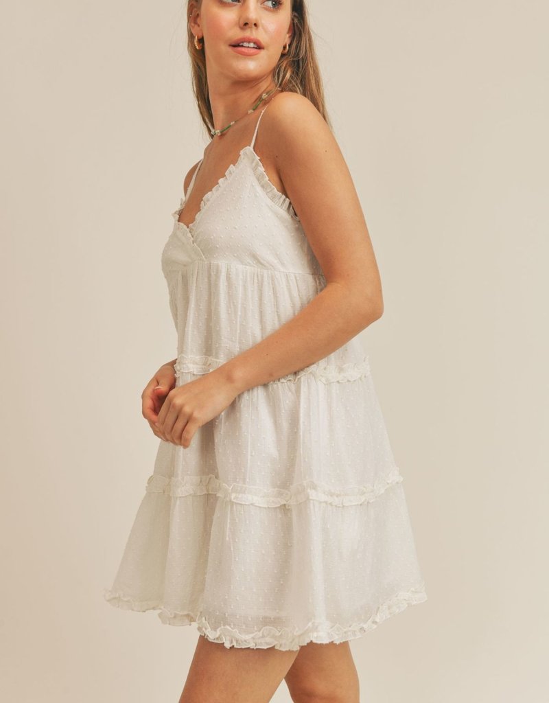 SADIE & SAGE LAX N ROLL TIERED MINI DRESS