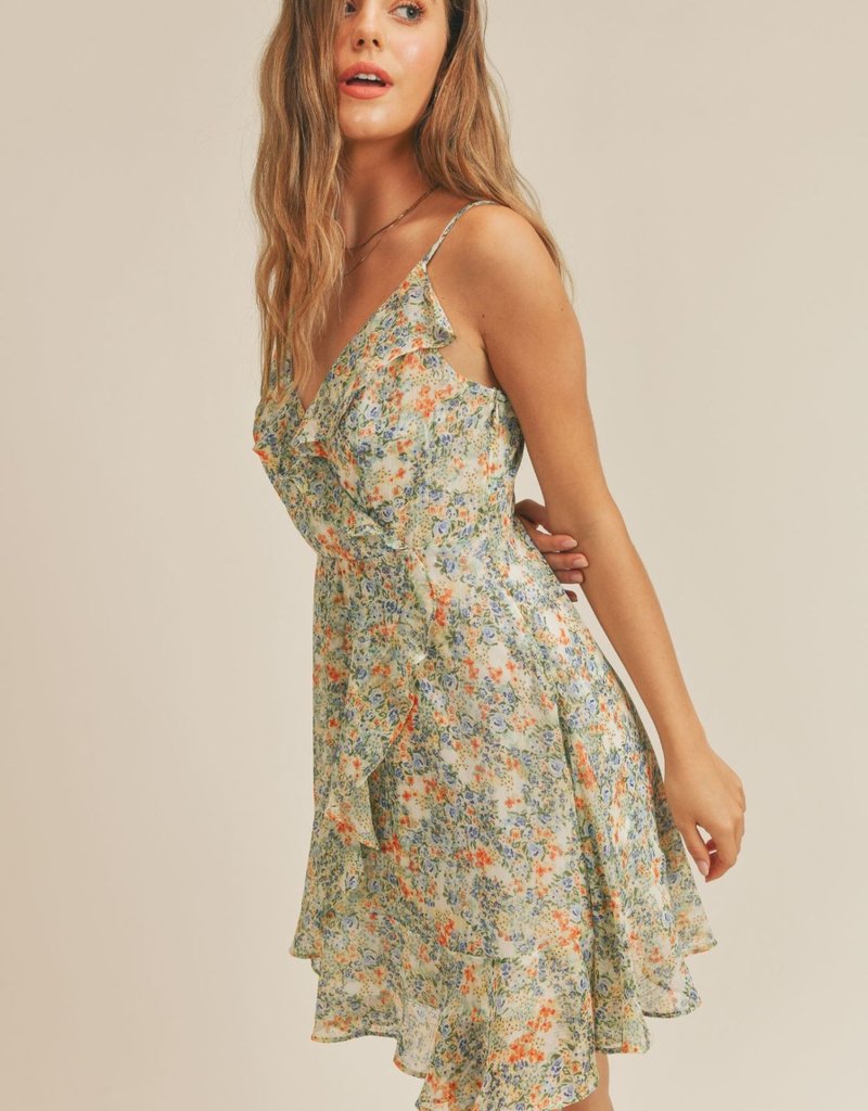 SADIE & SAGE HIKING WATERFALLS MINI DRESS