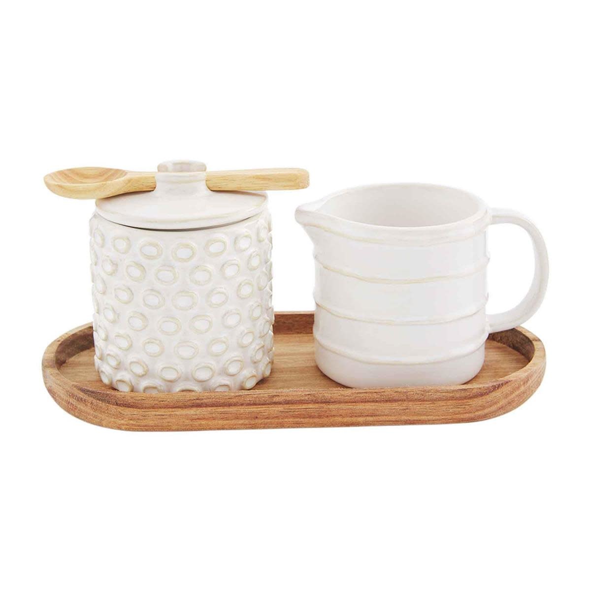MUD PIE TEXTURED CREAM & SUGAR SET MUD PIE TEXTURED CREAM & SUGAR SET