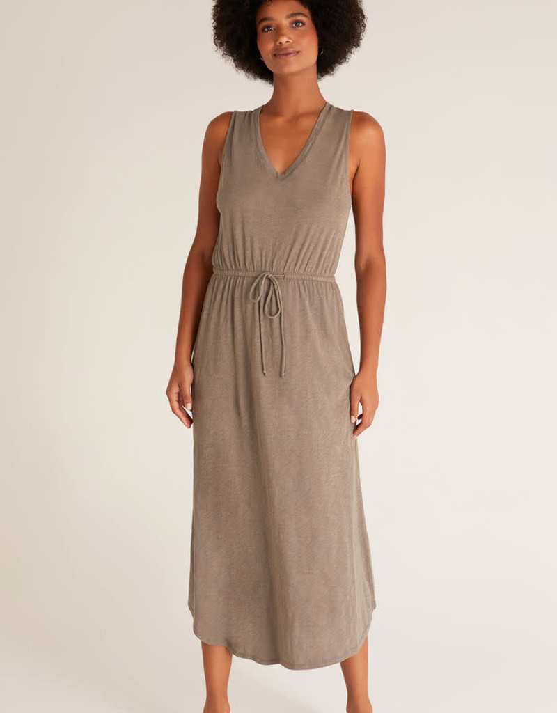 Z SUPPLY LOVEWELL SLUB MAXI DRESS