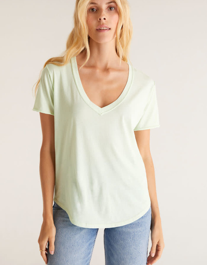 Z SUPPLY THE ORGANIC COTTON V NECK TEE