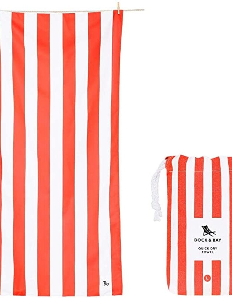 DOCK & BAY EXTRA LARGE QUICK DRY TOWEL CABANA 79"X35"