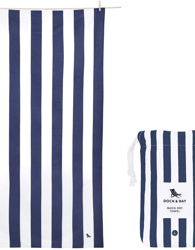 DOCK & BAY LARGE QUICK DRY TOWEL CABANA 63"X35"