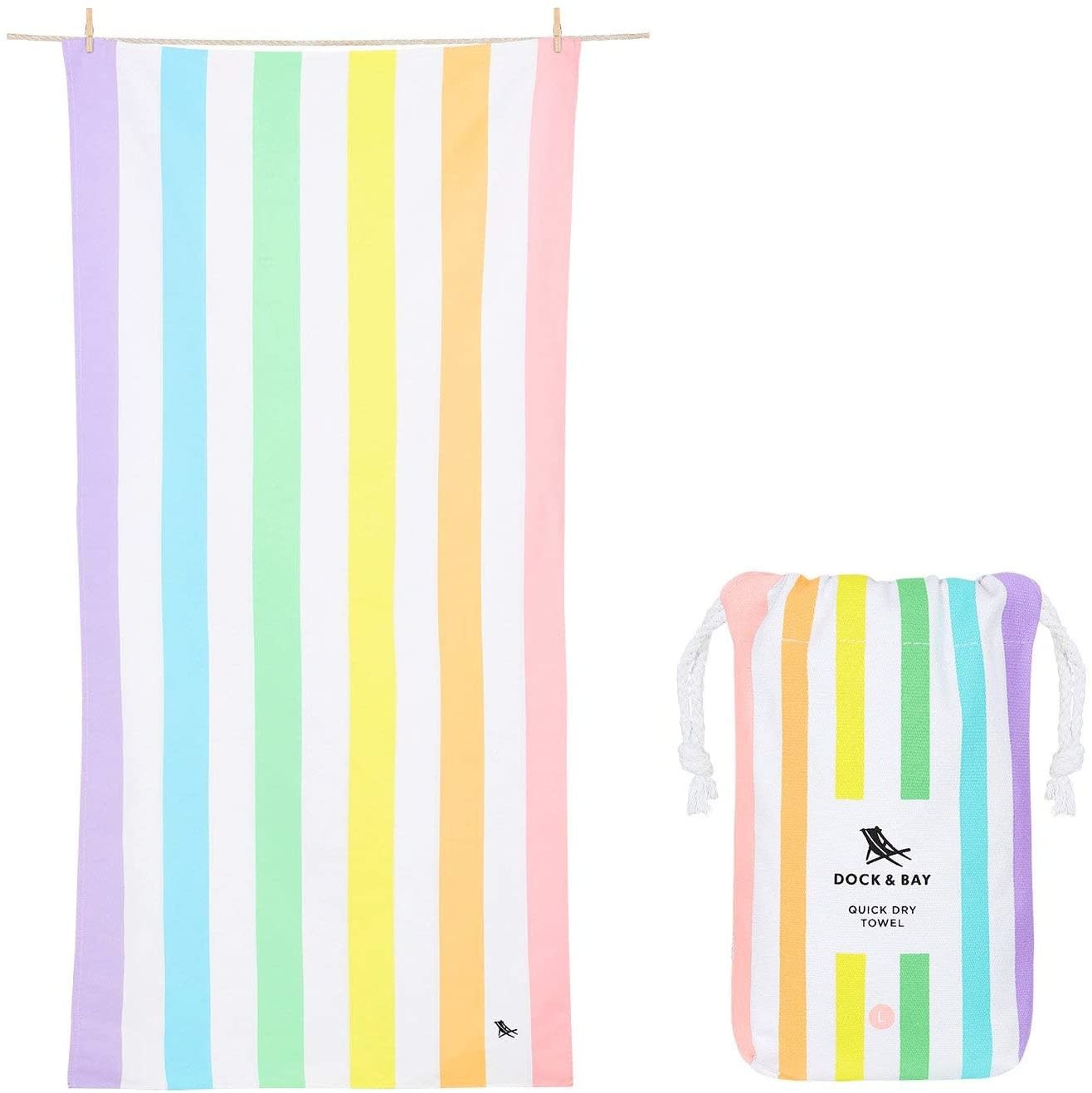 DOCK & BAY LARGE QUICK DRY TOWEL SUMMER 63"X35"