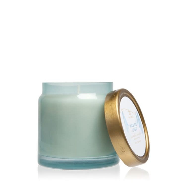 THYMES WASHED LINEN STATEMENT CANDLES THYMES WASHED LINEN STATEMENT CANDLES