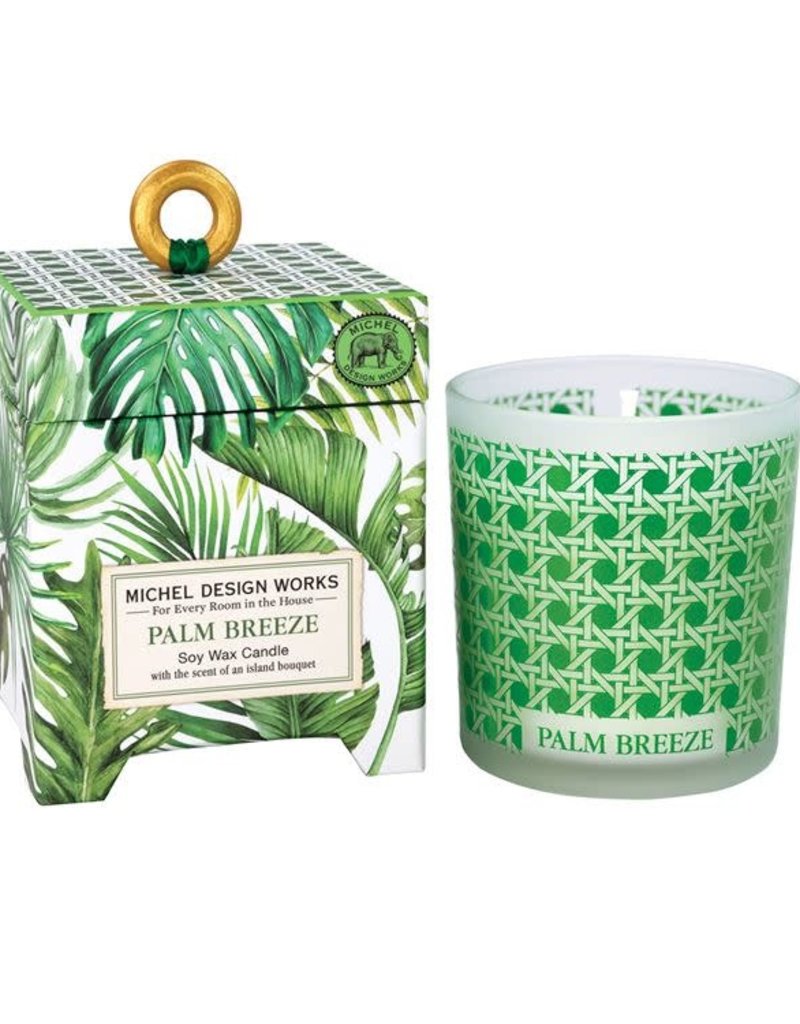 MICHEL DESIGN WORKS PALM BREEZE SOY CANDLE WAX CANDLE