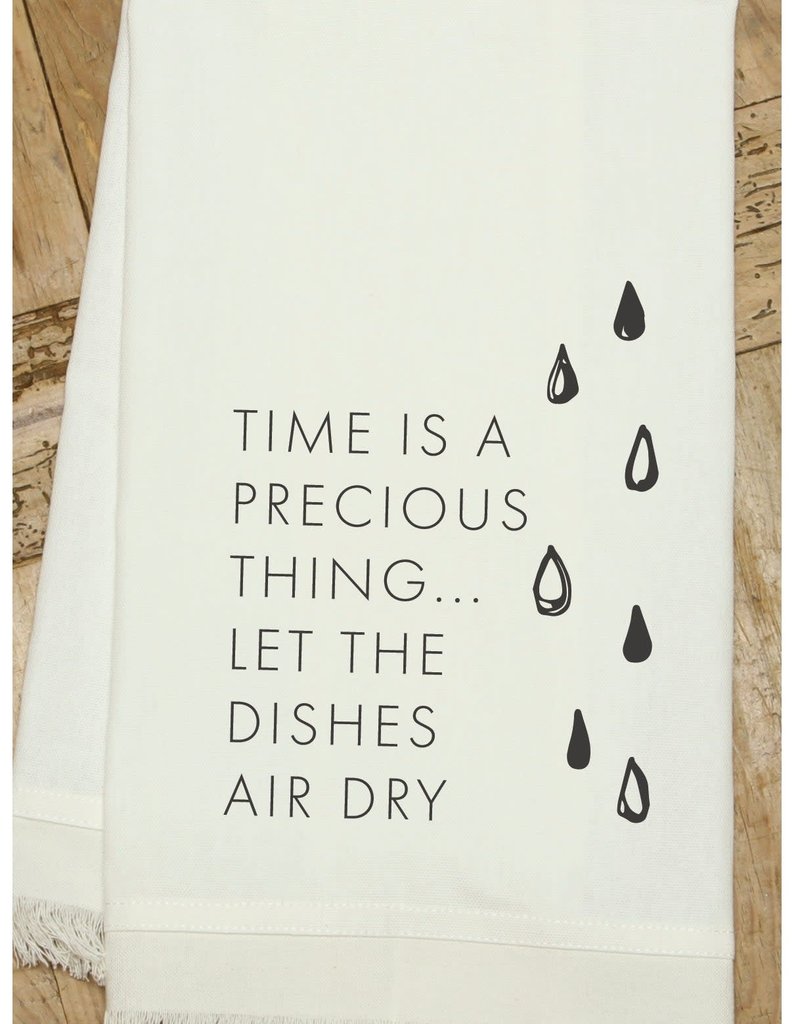 SECOND NATURE BY HAND TIME IS PRECIOUS TOWEL