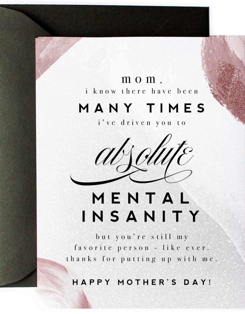 KITTY MEOW MOM INSANITY CARD
