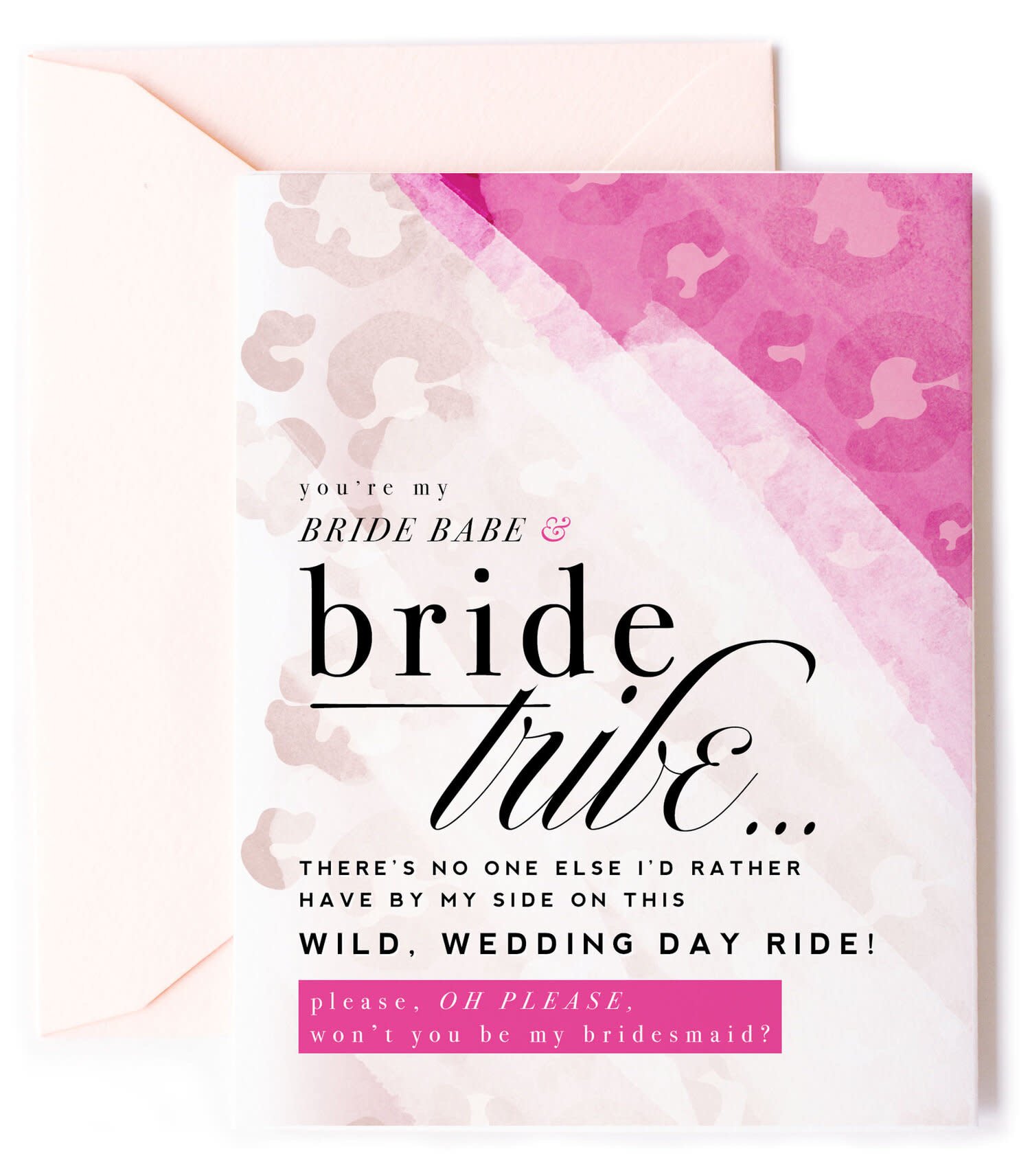 KITTY MEOW BE MY BRIDE TRIBE CARD