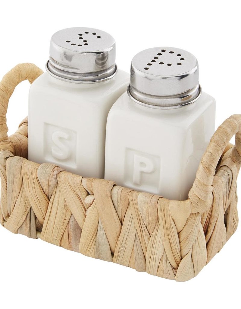 MUD PIE HYACINTH SALT & PEPPER SET