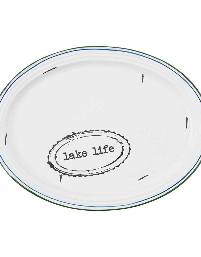 MUD PIE LAKE LIFE PLATTER