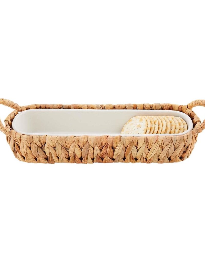 MUD PIE HYACINTH CRACKER DISH SET