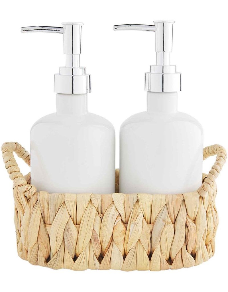 MUD PIE HYACINTH SOAP PUMP SET
