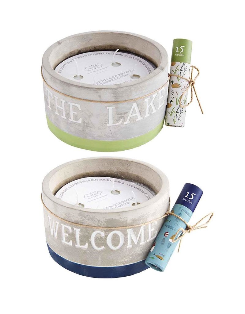 MUD PIE LAKE OUTDOOR CANDLES