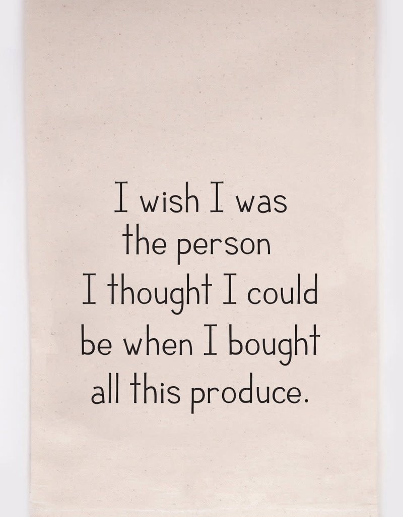 ELLEMBEE GIFT Dish Towel - PRODUCE PERSON