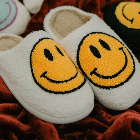 KATYDID COLLECTION SMILEY FACE SLIPPERS