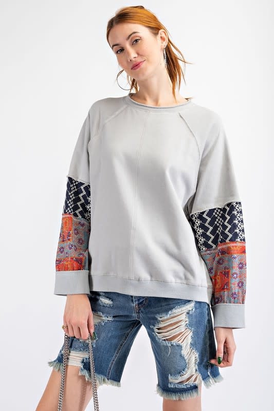 SUZIE PRINT MIX TOP SUZIE PRINT MIX TOP