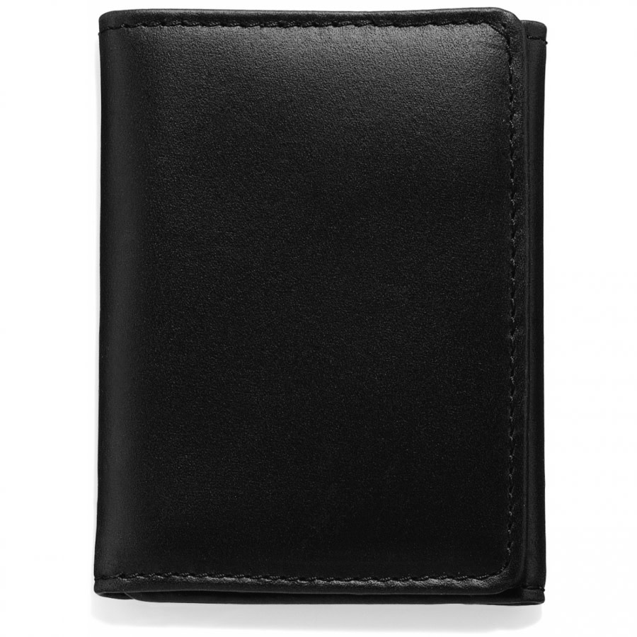 BRIGHTON FORBES TRIFOLD WALLET-BLK