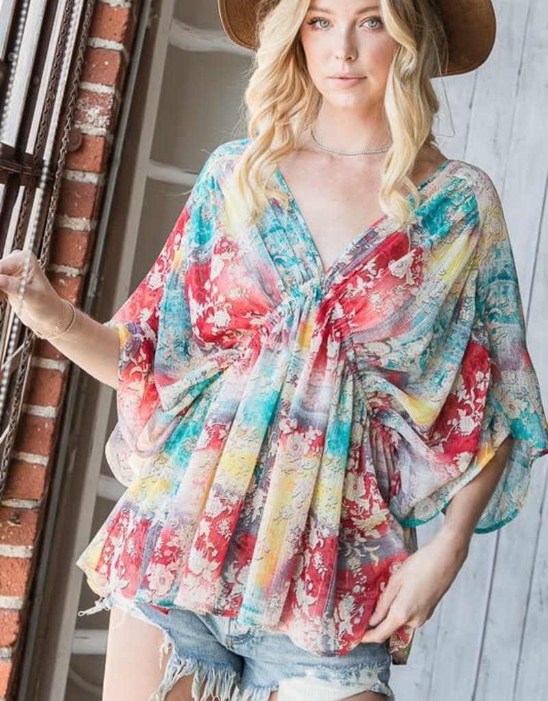 BucketList BOHO BABYDOLL TOP