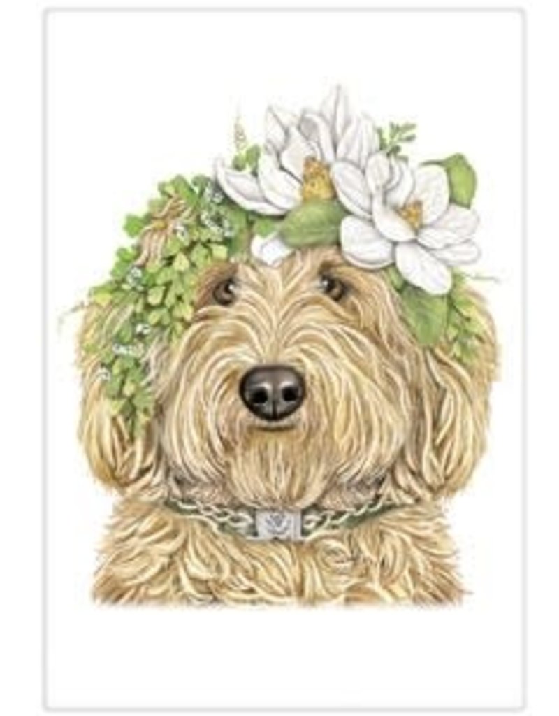 DOODLE FLOWER CROWN TOWEL