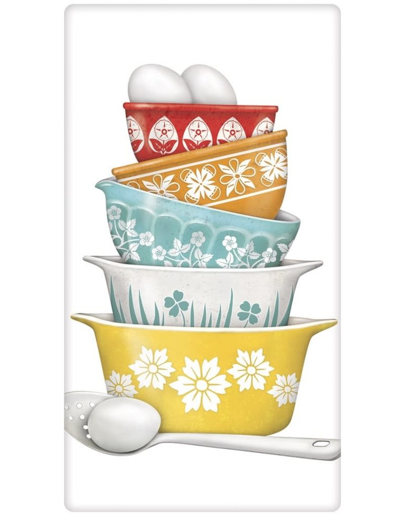 VINTAGE DISHES TOWEL