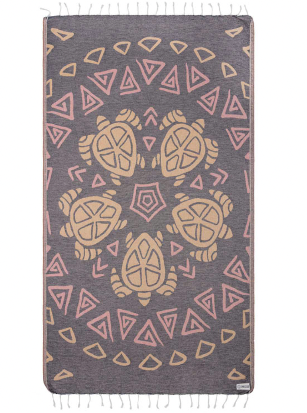 SAND CLOUD TURKISH COTTON TOWEL-TURTLE MANDALA SAND CLOUD TURKISH COTTON TOWEL-TURTLE MANDALA